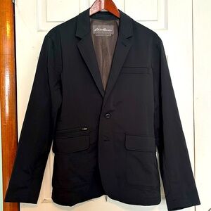 Men’s Eddie Bauer Ultimate Voyager Travel Blazer Black Size 40